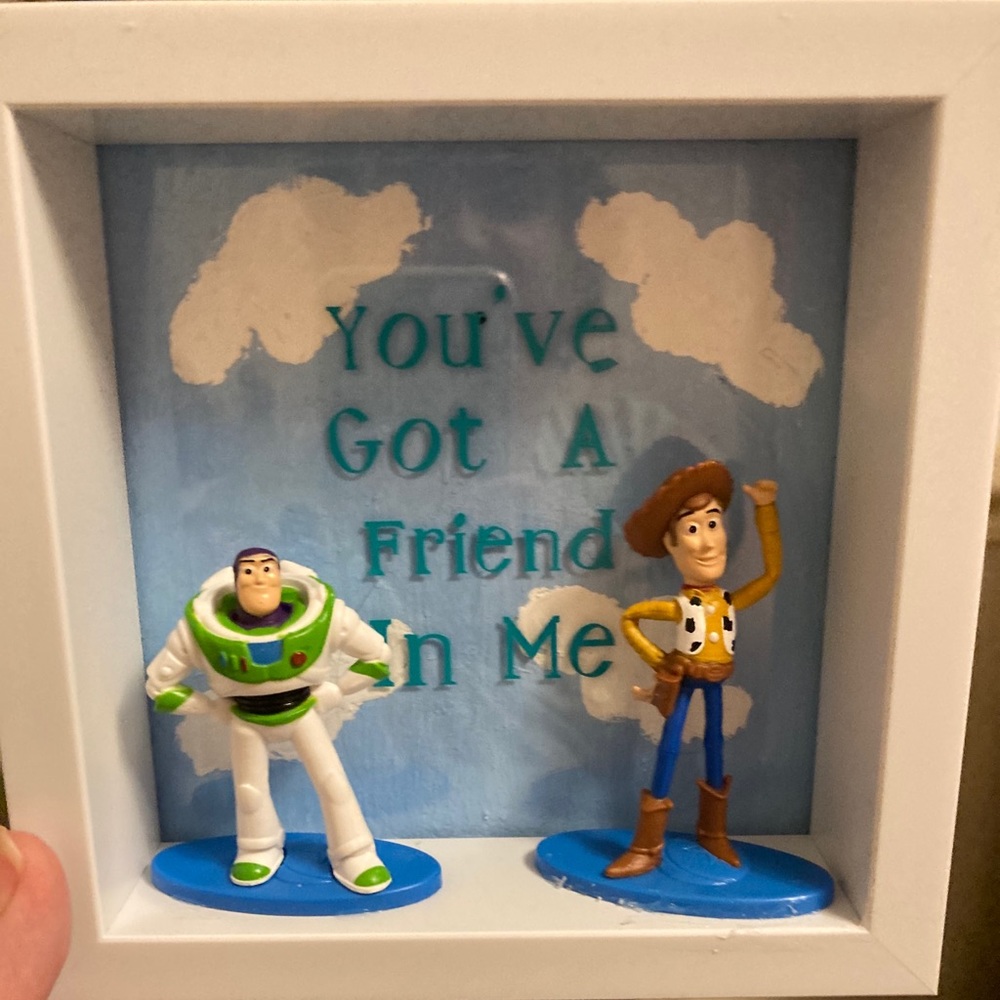 Handmade Toy Story Shadow Box